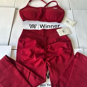 Women's Red Intimate Set